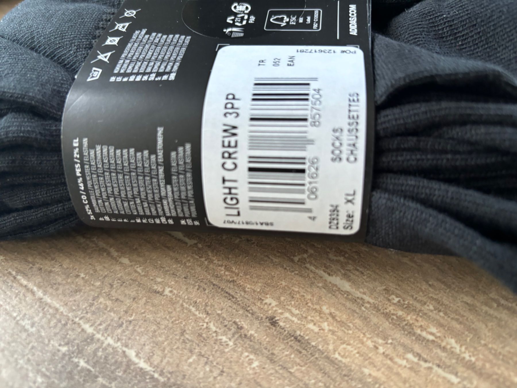 Adidas Calze: 46-48_adidas 3er Pack_NEU_LP 15 sfr – Nuovo e nell'imballaggio originale da Versegeres venduto da kista 4