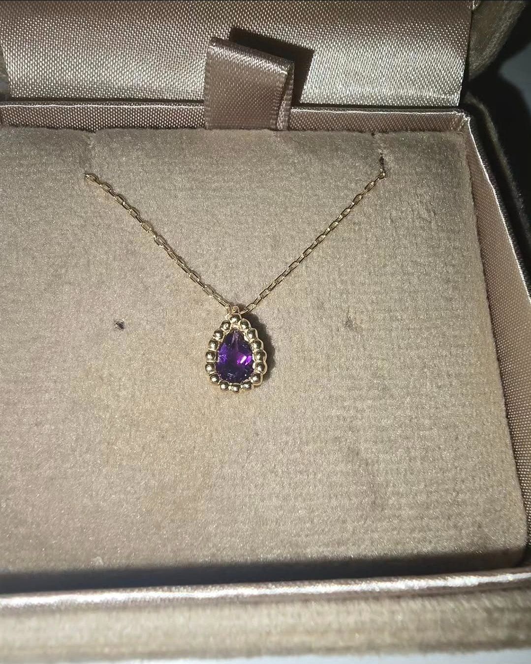 Ketten: Amathyst Halskette 18K Gold – Neu und originalverpackt aus Aarau von kap_cx7j 1
