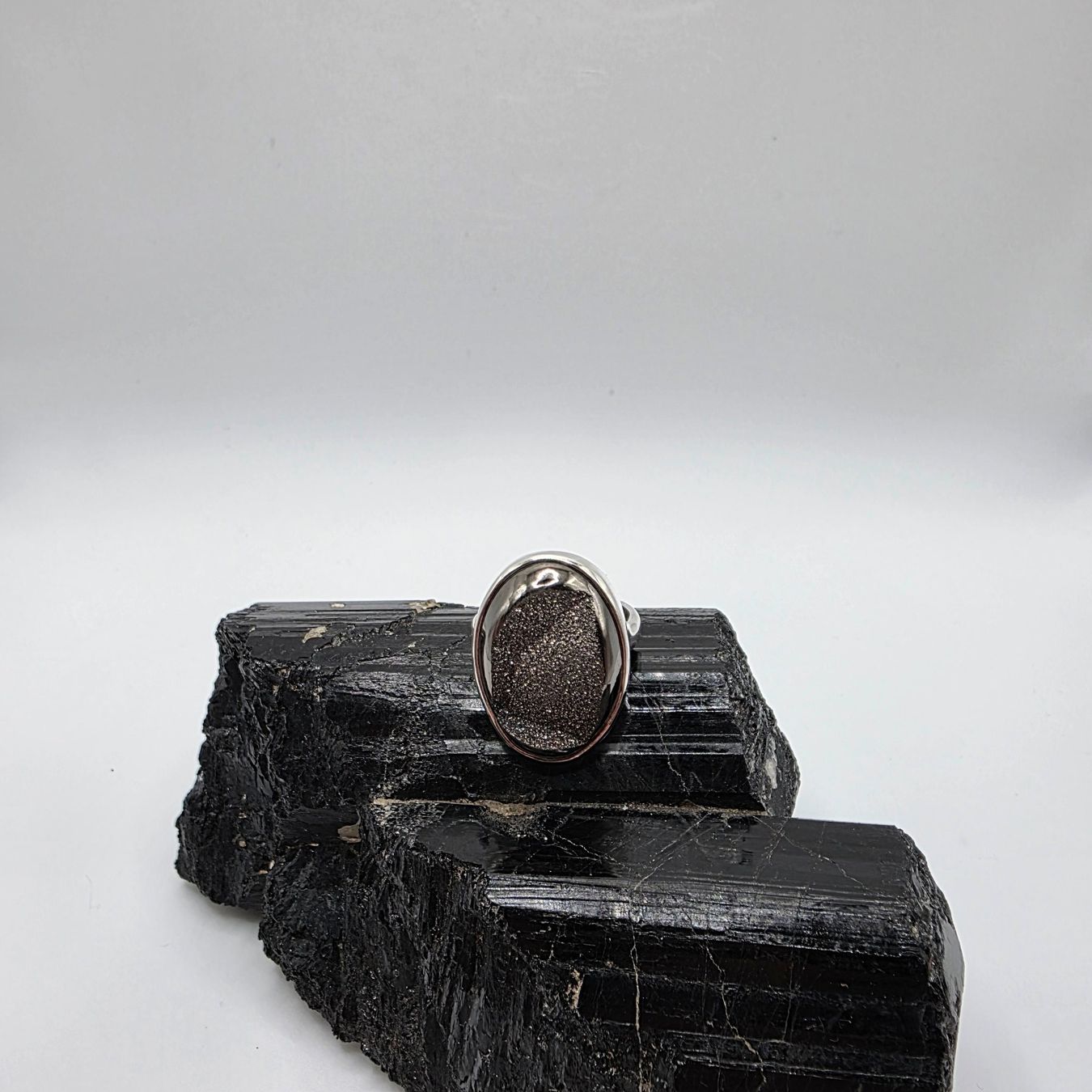 Ringe: Wunderschöner Silberring mit Pyrit Grösse 59 – Neu (gemäss Beschreibung) aus Füllinsdorf von Faulan_6 1