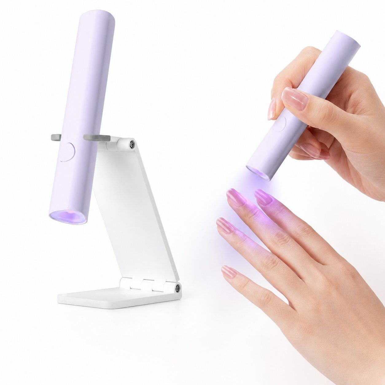 Lampade: Handheld UV LED Nail Lamp UV Nagellampe mit Foldable Stand – Nuovo (secondo la descrizione) da Thun venduto da zerla