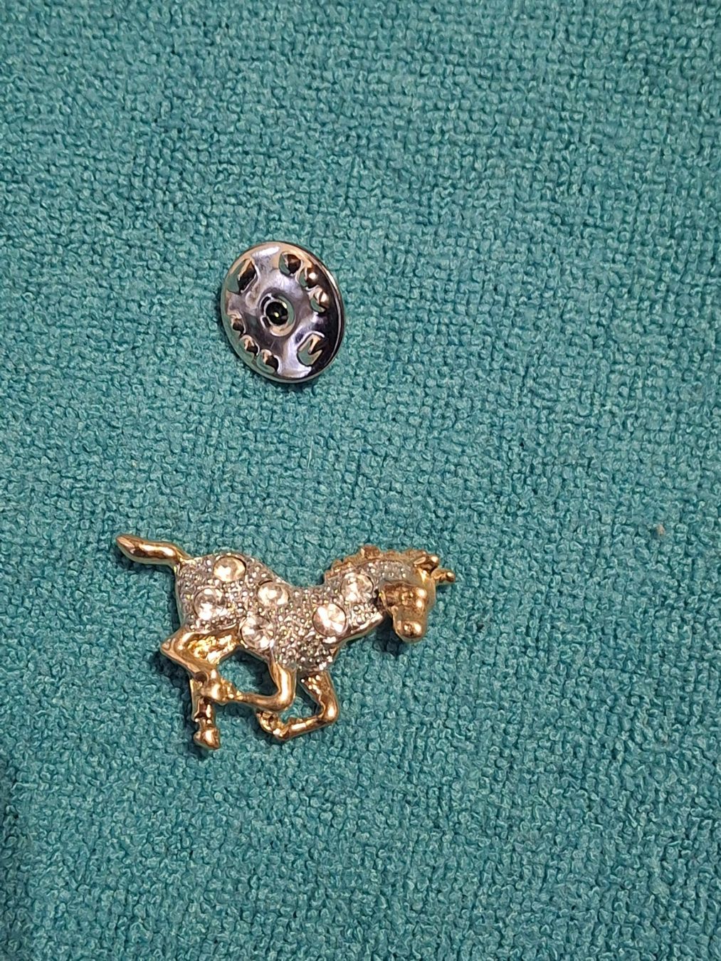 Broschen & Nadeln: Pin's cheval avec brillants - strass – Gebraucht aus Villiers von san_jn5w 3