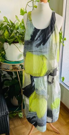 Adorable robe 100% lin CRÉA CONCEPT, t. S