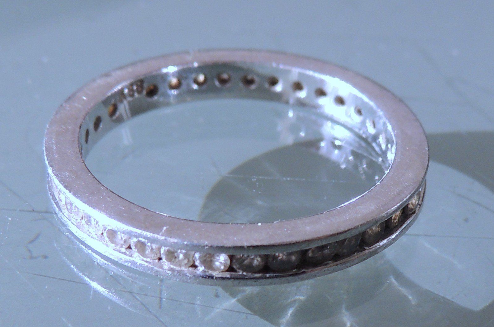 Anelli: Silber 925 Allianzring Fingerring Gr. 56 – Usato da Waldenburg venduto da schaller707 1