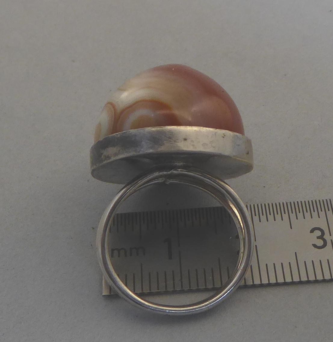 Anelli: Ring 925 Silber mit echtem Achat Stein – Usato da Muri AG venduto da Lineli2020 5