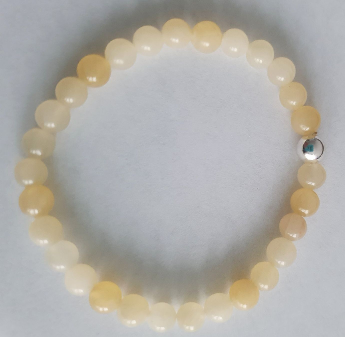 Bracciali & Braccialetti: Calcit 6 mm Perlen Elast - Armband – Nuovo (secondo la descrizione) da Hombrechtikon venduto da mincky