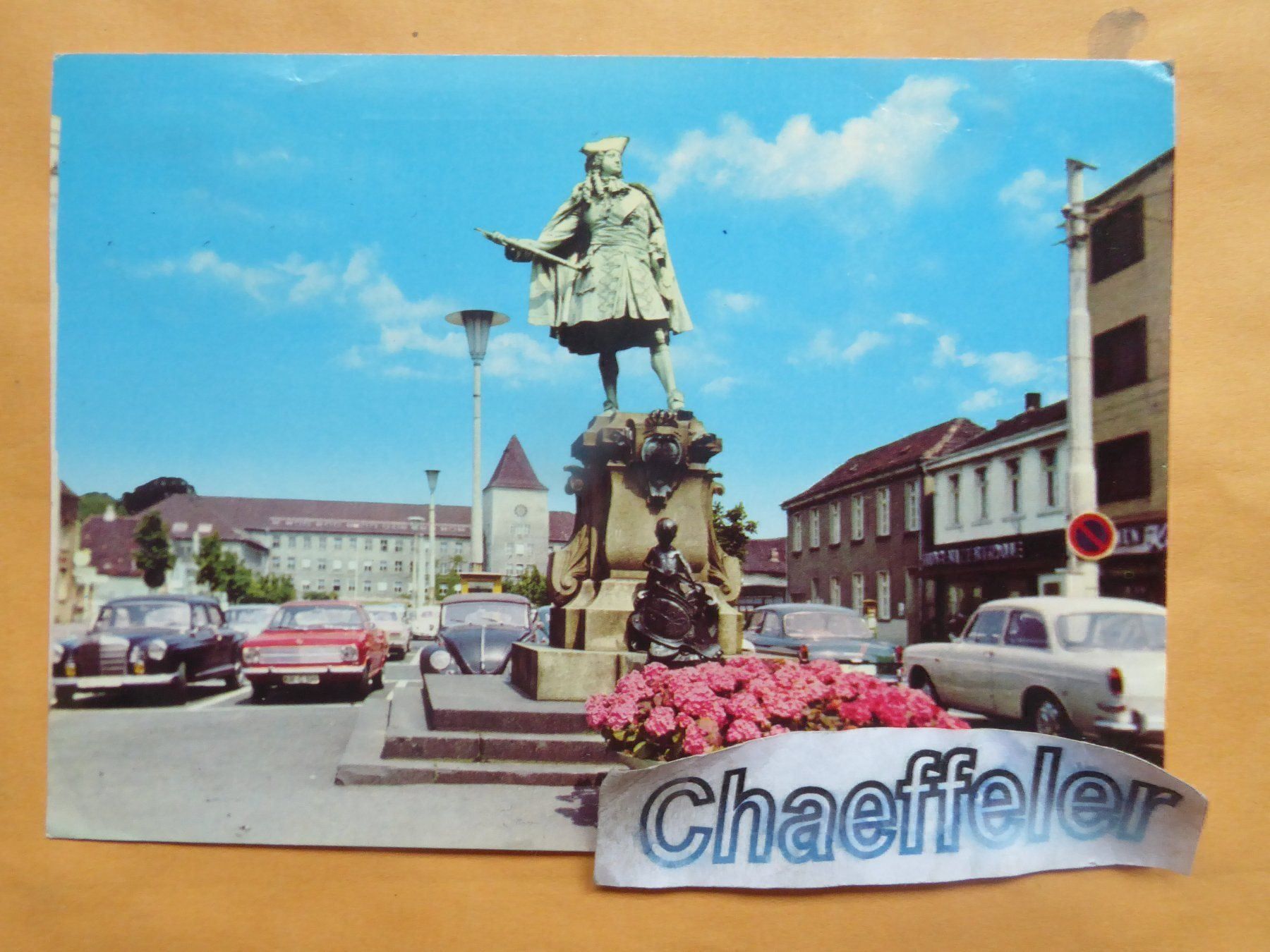 Ansichtskarten: 413 Moers Markt  1973 – Gebraucht aus Zürich von Chaeffeler