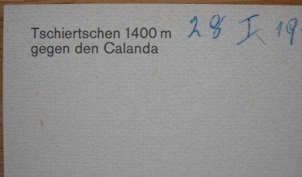 Cartoline postali: Ansichtskarte ungelaufen - Tschiertschen – Usato da Dübendorf venduto da rumpumpel 3