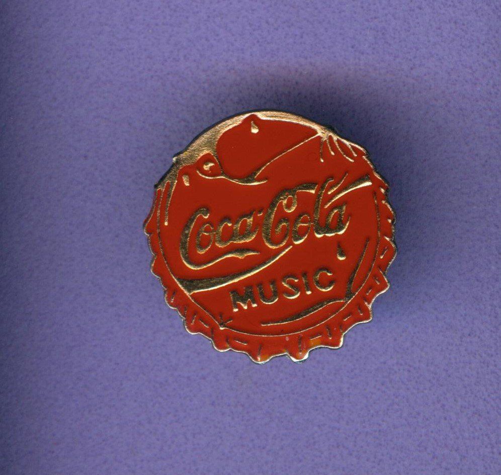 Coca-Cola Placchette & Badge: Coca Cola  MUSIC – Usato da Winterthur venduto da Sammleroase