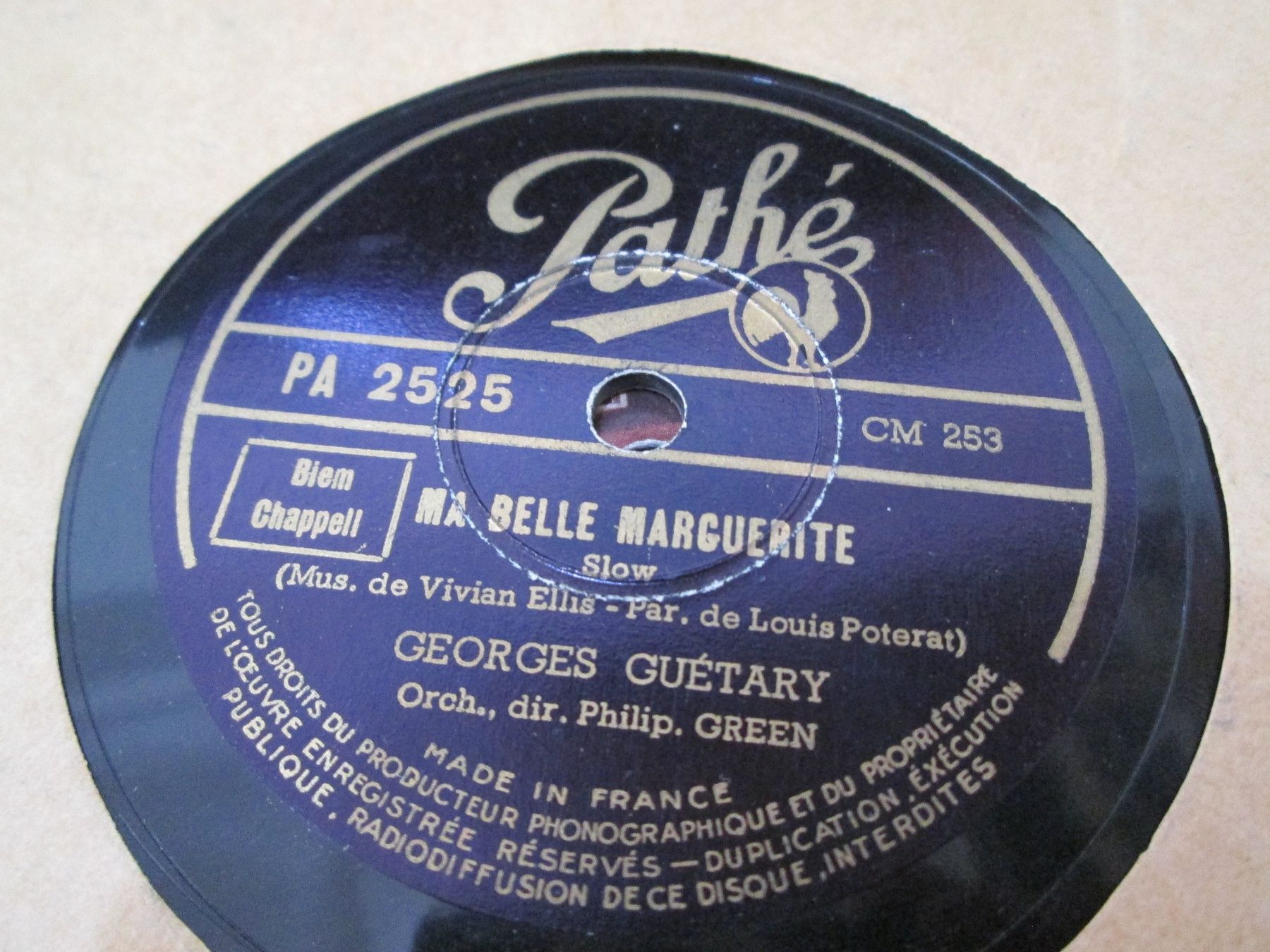 Schallplatten: DISQUES 78 TOURS – Gebraucht aus Lausanne von Leag 6