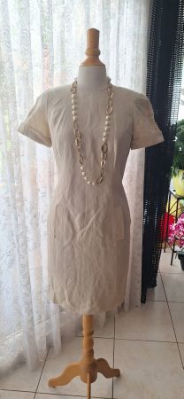 Robe beige Vintage 34-36