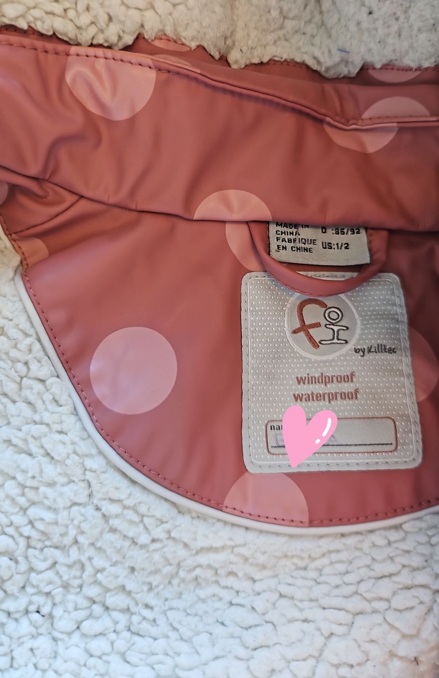 Jacken & Mäntel: Regenjacke Killtec mit Teddyfutter Grösse 86/92 rosa – Gebraucht aus Lampenberg von fab_88z7 1