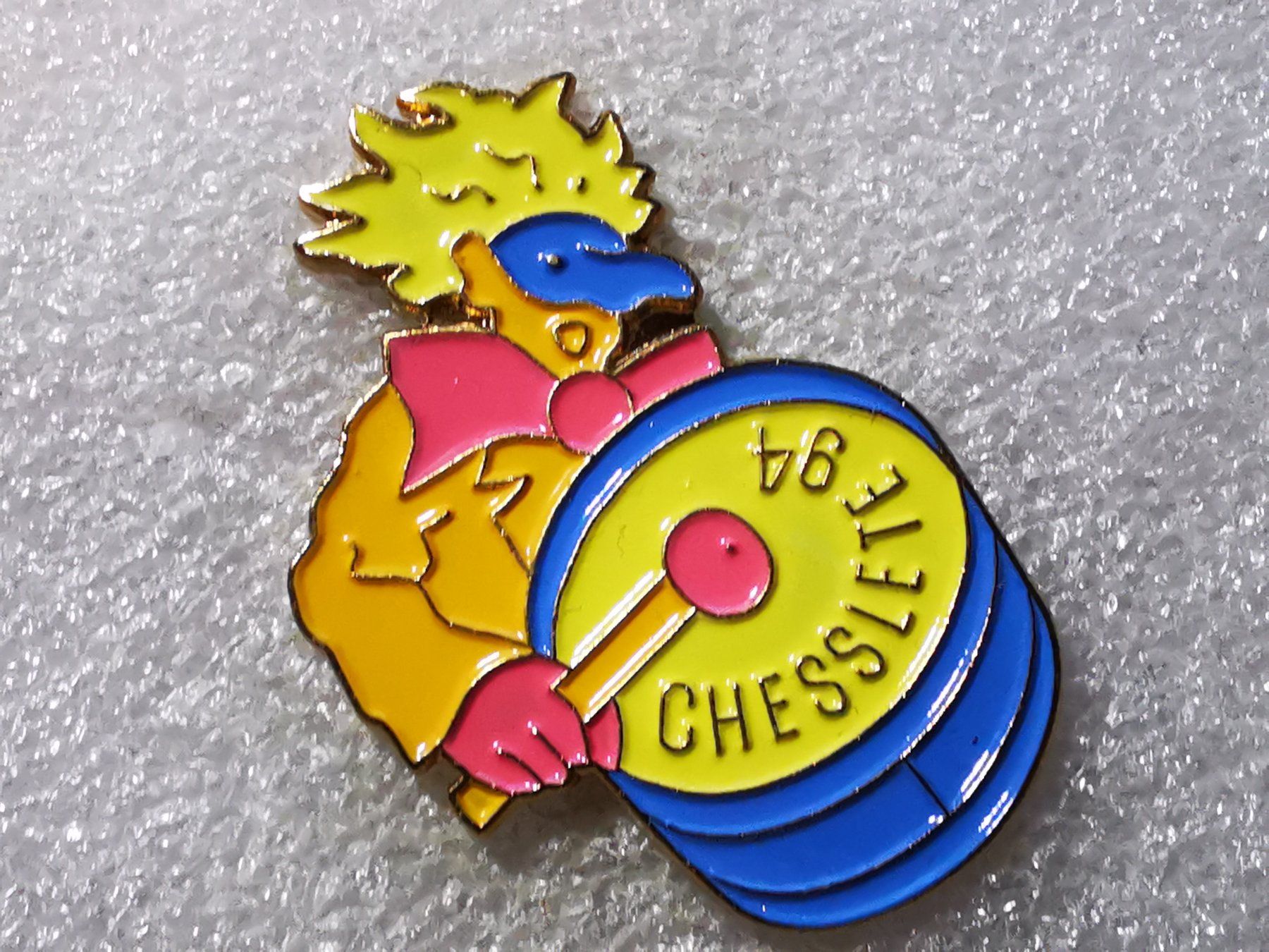 Placchette & Badge: Ansteckpin 80: Chesslete 94 – Usato da Oppligen venduto da Pin-Fall-Shop