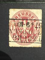 Timbre ancien Prusse 1 Silbergr 1867 oblitéré état usagé