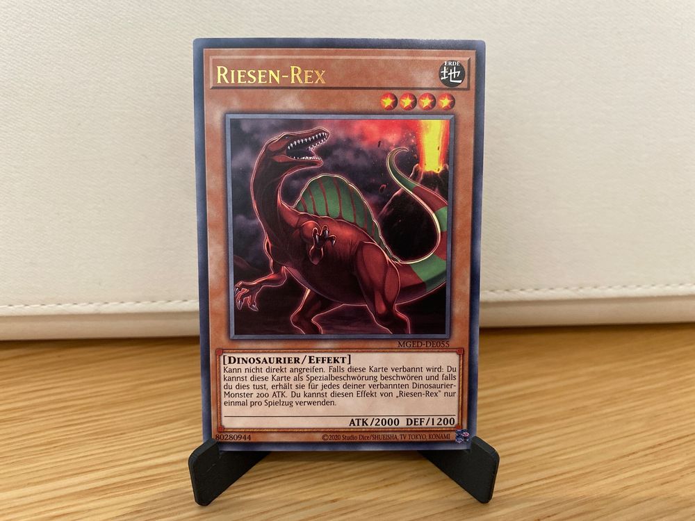 Riesen Rex Yu Gi Oh Mged De055 Kaufen Auf Ricardo