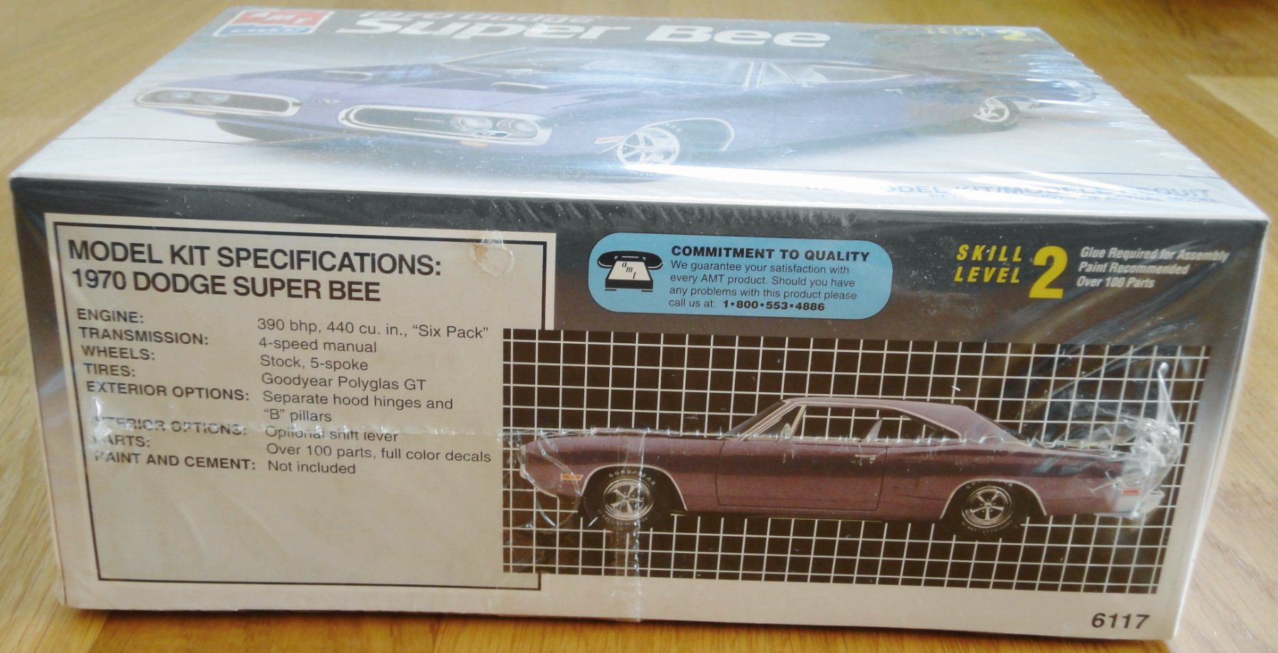 Kit di modellismo & Modellini statici: AMT 1970 DODGE SUPER BEE 1:25 – Nuovo e nell'imballaggio originale da Frümsen venduto da Malibu69 1