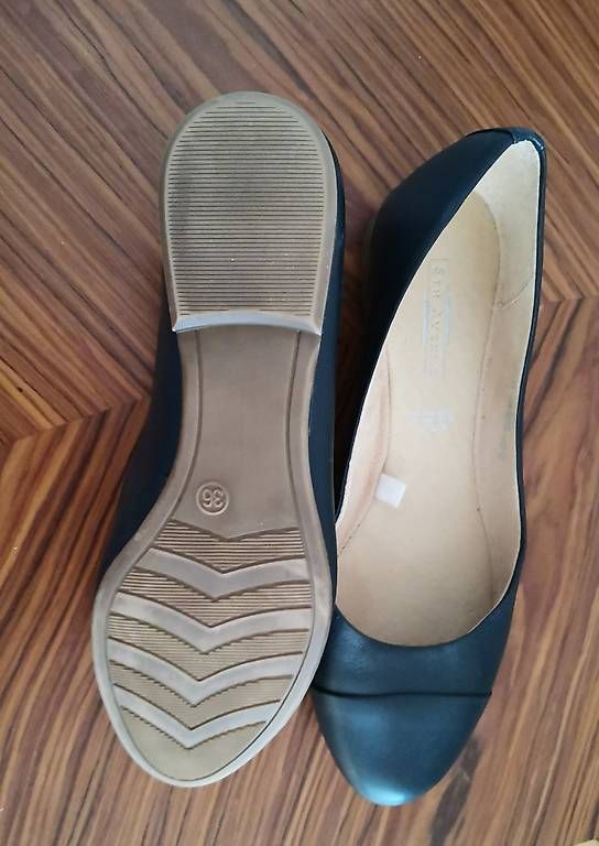 Scarpe da donna: Blaue Leder Ballerina, Gr. 36 – Usato da Muri b. Bern venduto da Claudiahuegli