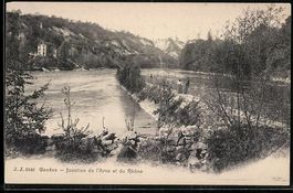Genève, Jonction de l'Arve et du Rhone