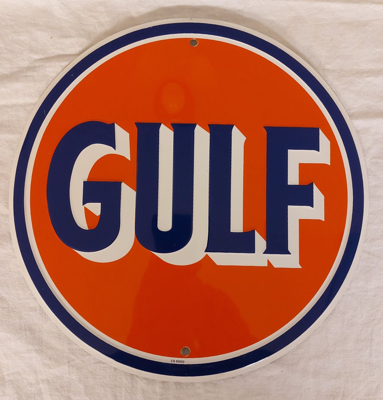 Gulf Oil Schilder: Blechschild GULF – Gebraucht aus Schenkon von Elbarto007