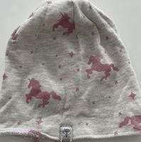 Handmade Mütze mit Einhorn Motiv, Gr. 50/51  Top!