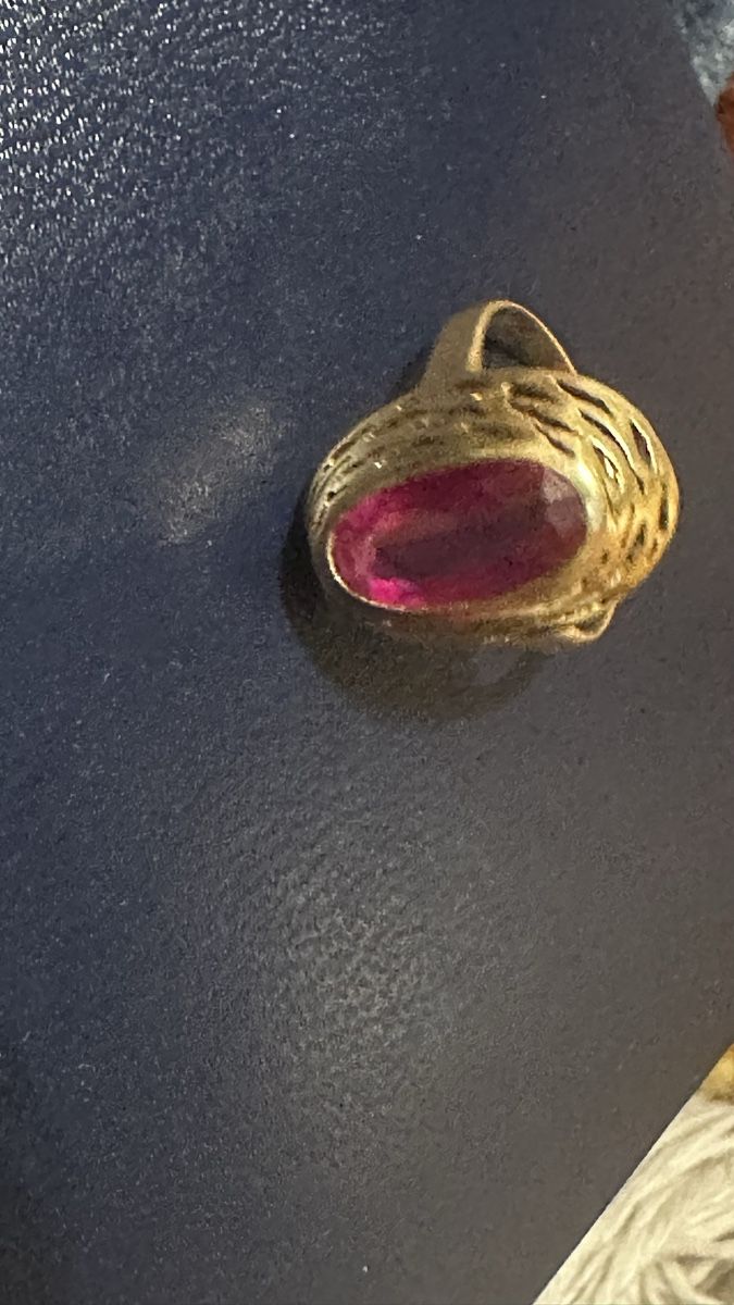 Anelli: 750 oder 18k Gold Ring mit Rubin ?pink rote/ pink Stein – Usato da Thun venduto da James_VI 1