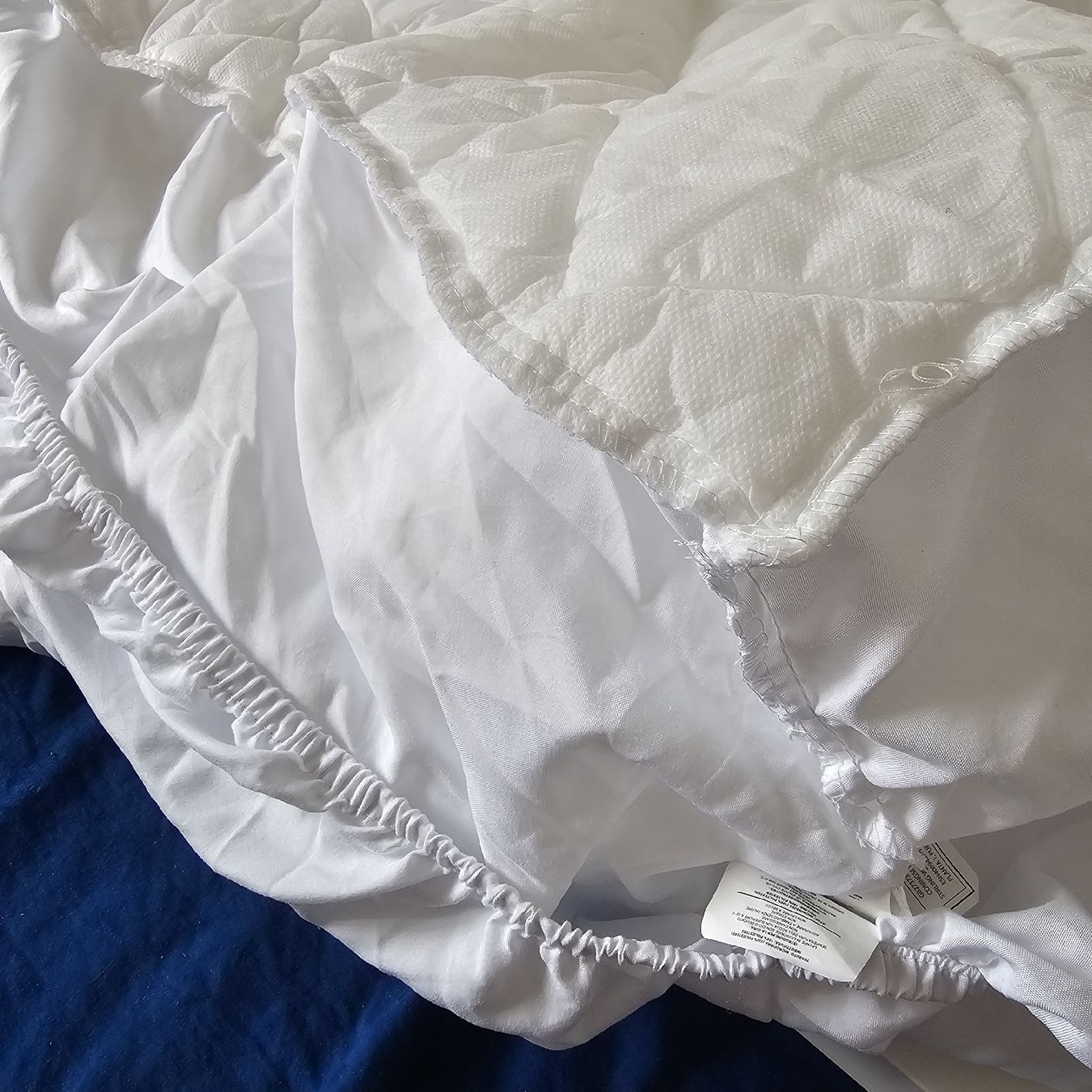 Biancheria da letto: Mattress protector white 160 x 200 cm Utopia Bedding – Nuovo (secondo la descrizione) da Matten b. Interl venduto da Vanilla8 1