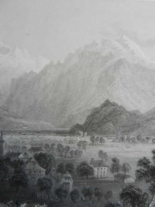 Gravures: Interlaken von Bartlett – D'occasion à Risch par Rischli15 8