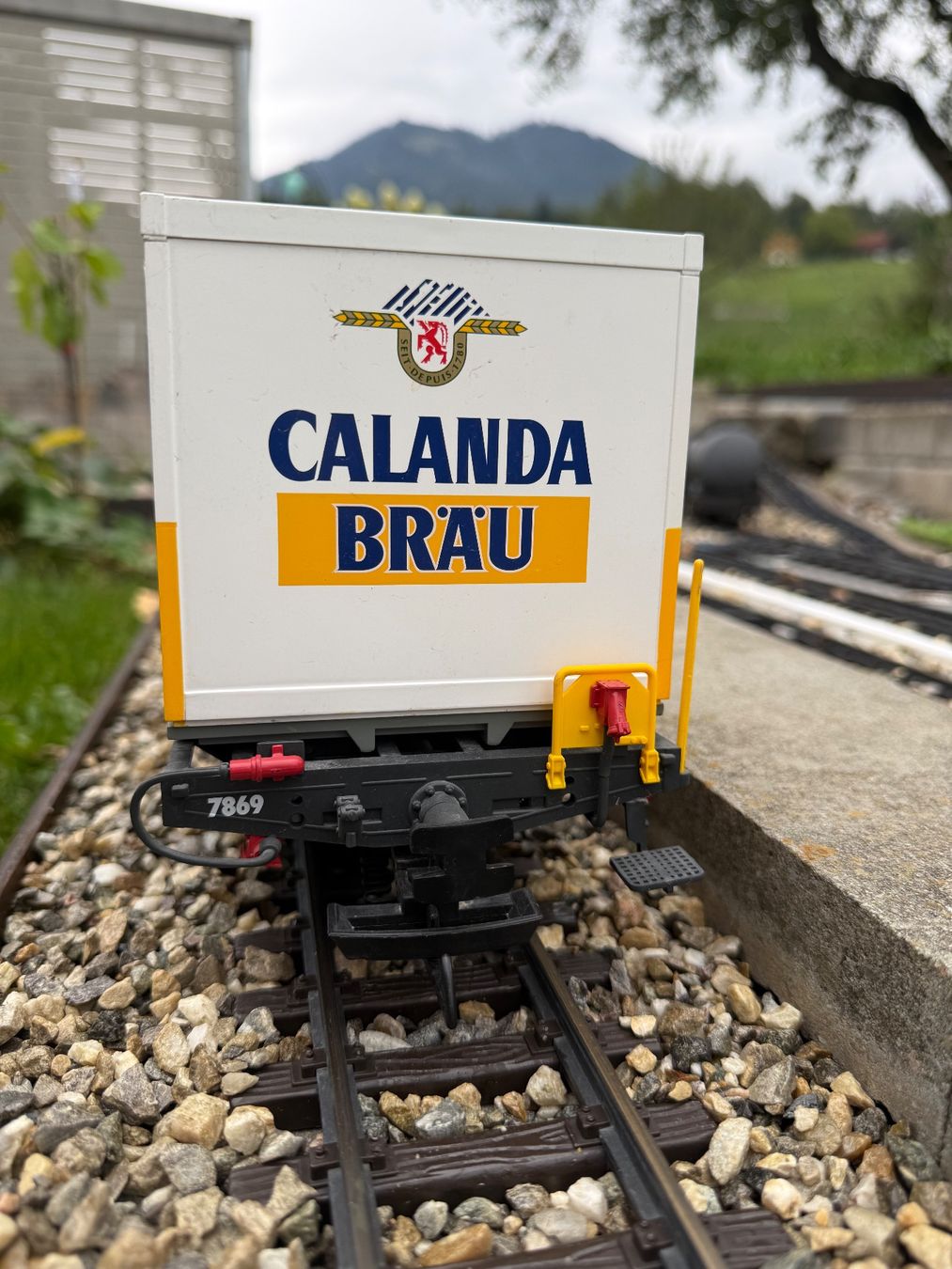 LGB Modellini di ferrovie: LGB Containerwagen – Usato da Kägiswil venduto da Bee79 2