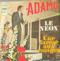 Vinyl-Single Adamo - Une Larme Aux Nuages (es geht eine Trän