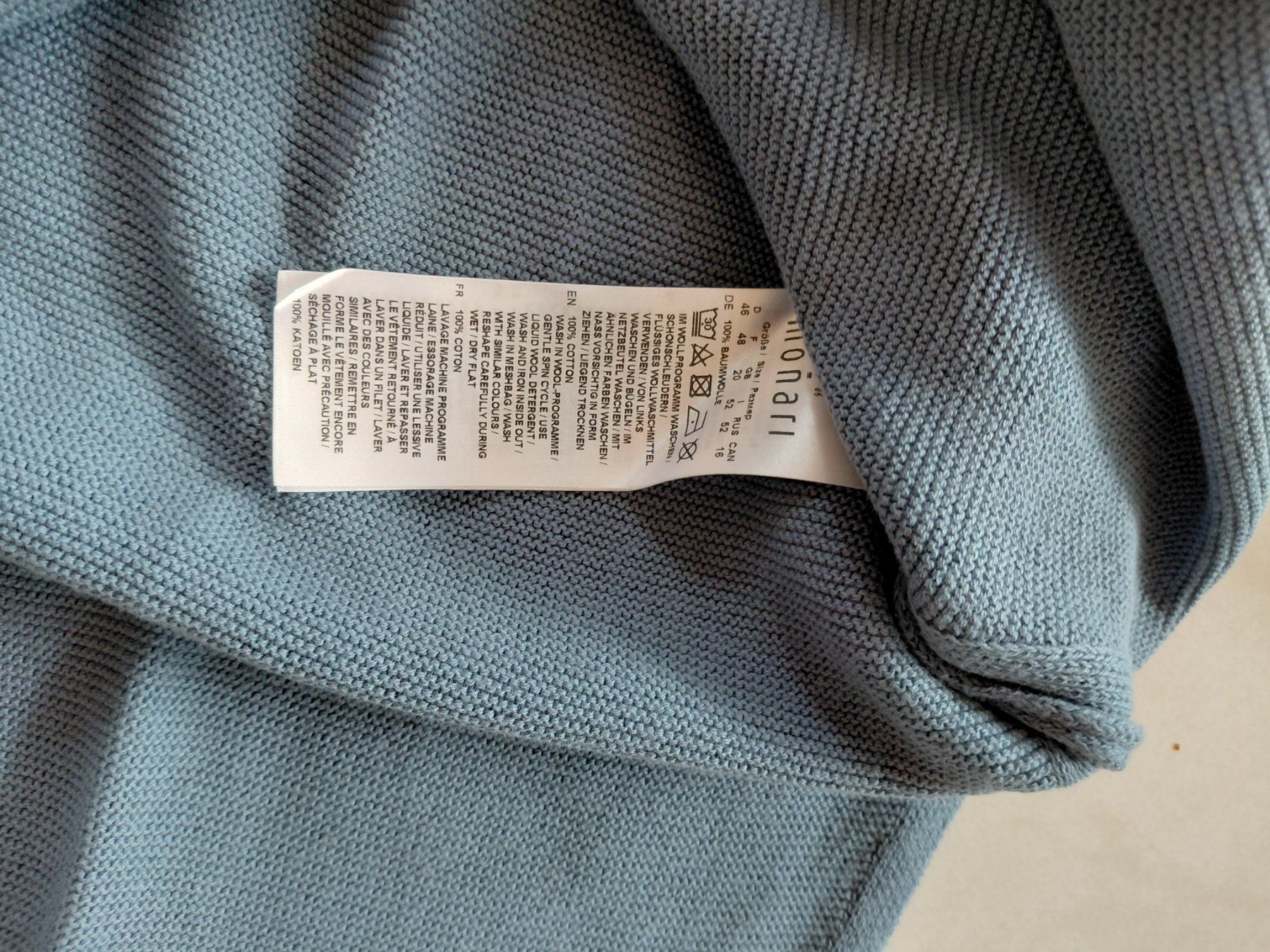 Monari Maglioni & Felpe: Damen Monari Pullover blau mit Strasssteinen Grösse 46 – Usato da Winistorf venduto da acreativ4 1