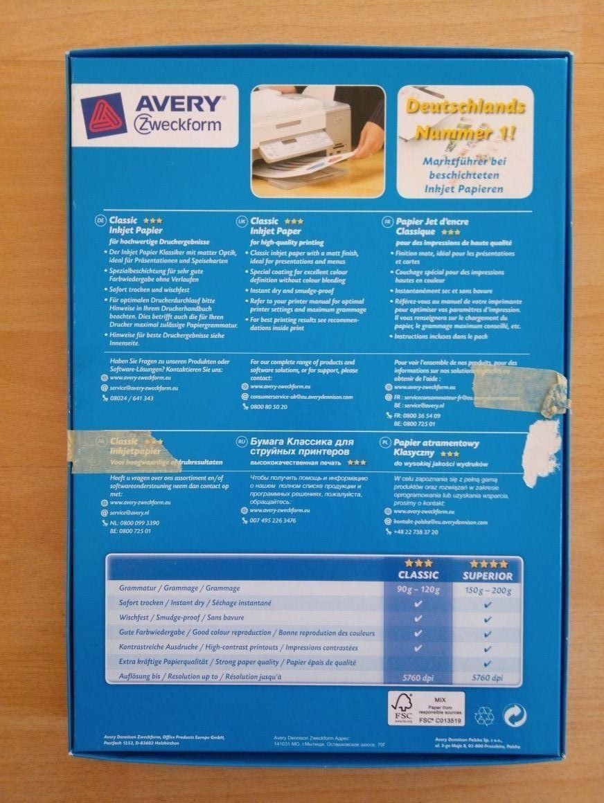 Papiere: Premium Inkjet Papier, 120 gr matt – Neu (gemäss Beschreibung) aus Zürich von philoumena 3