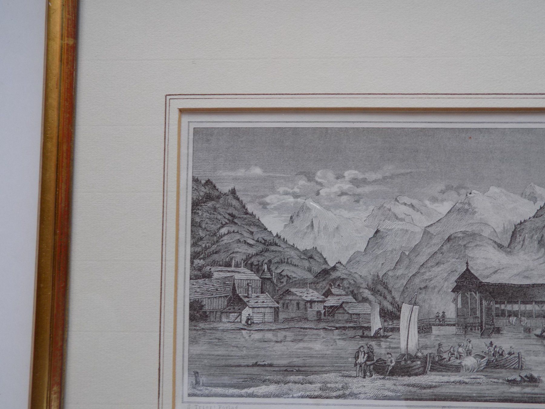 Gravures: Interlaken Goldrahmen – D'occasion à Risch par Rischli15 4