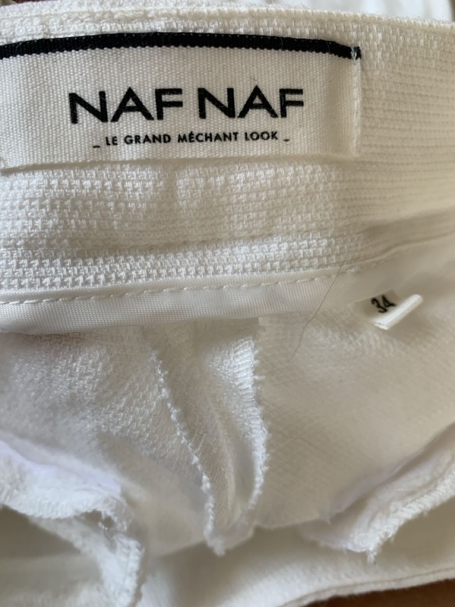Nafnaf Pantaloni: Pantalon blanc NafNaf – Usato da Prangins venduto da val_2c72 3
