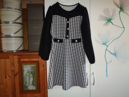 *** Hahnentritt Musterkleid *** / Neu ab 1.00