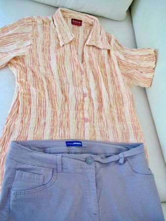 PANTALON  CHARLES VOGELE AVEC 1 BLOUSE  N'2