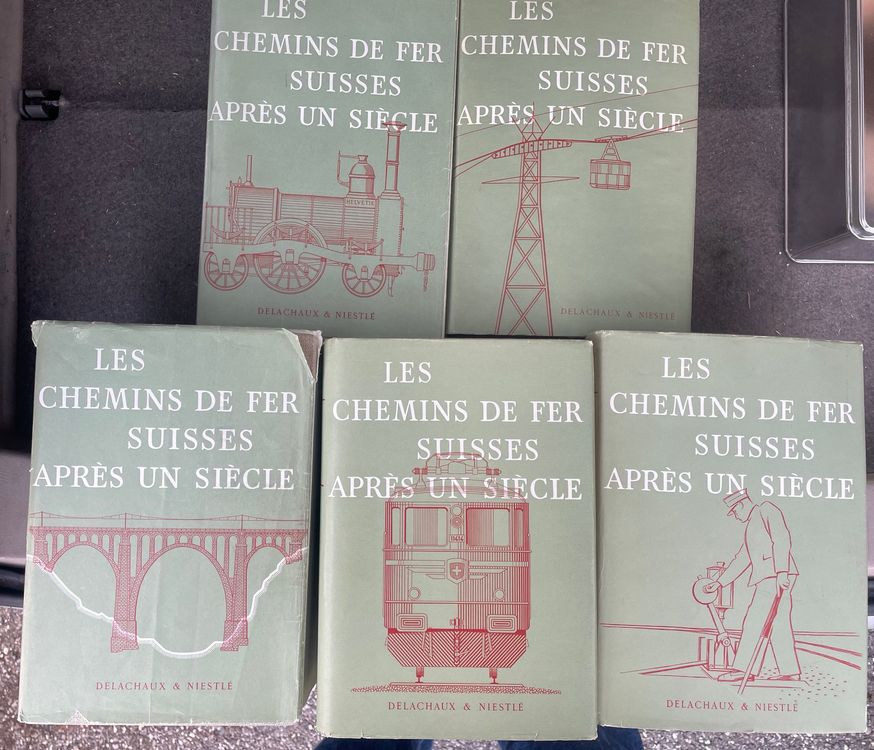 Les chemins de fer Suisses après un siècle 5 Vol. 19491965 Kaufen