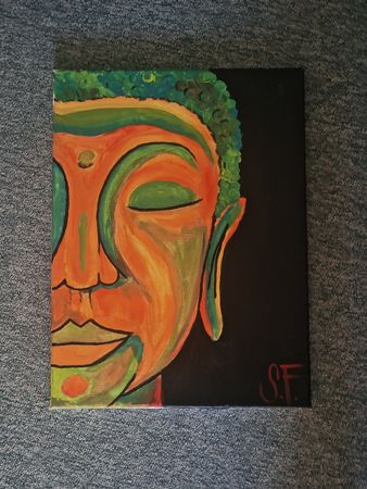 Buddha Gemälde auf Canvas
