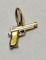 Anhänger SIG 210 Pistole Gelbgold 18 Karat gebraucht