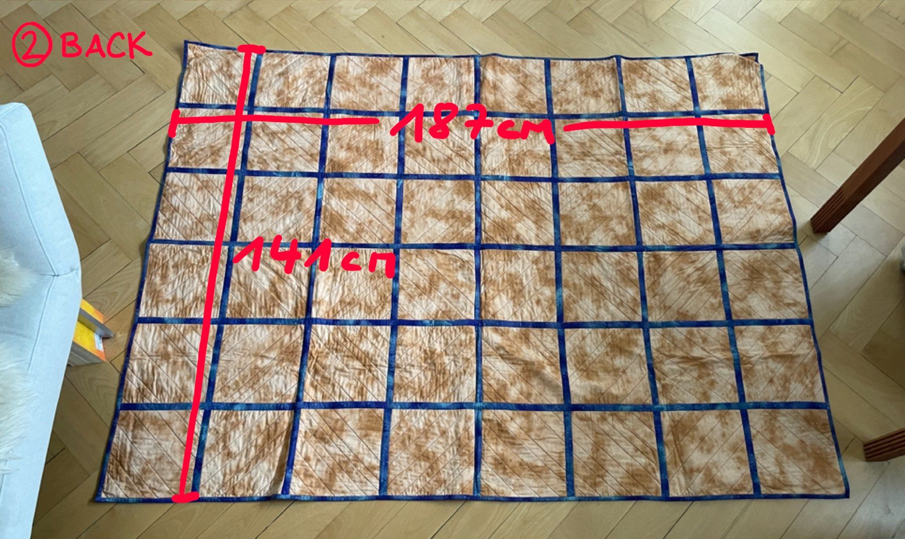 Coperte: Patchwork Decke aus Baumwolle (zwei Stück) – Usato da Bern venduto da .DolceVita. 5