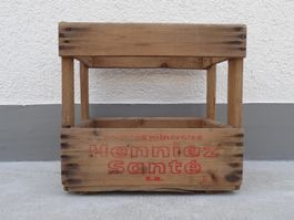 Holzkiste Kiste Getränkekiste Harass HENNIEZ SANTÉ 1968