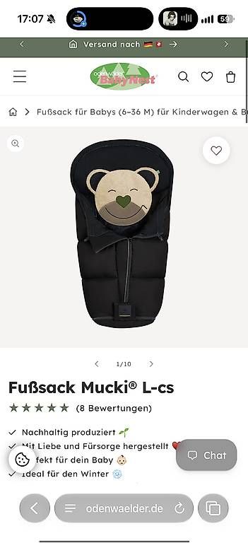 Schlafsäcke: Mucki Fusssack L – Gebraucht aus Lätti von Cerui 1