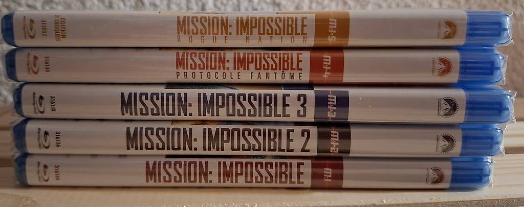Tutti i DVDs: Blue-Ray Mission Impossible 1-5  – Nuovo e nell'imballaggio originale da Root venduto da 123.aless 2