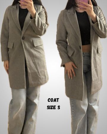 Manteau Zara gris taille S élégant / Mantel