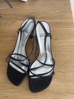 Stuart Weitzman Sandalen, Schwarz, Grösse 37, Elegant!