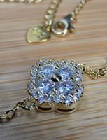 Bracelet argent avec diamants de moissanite de 0,4 ct GRA