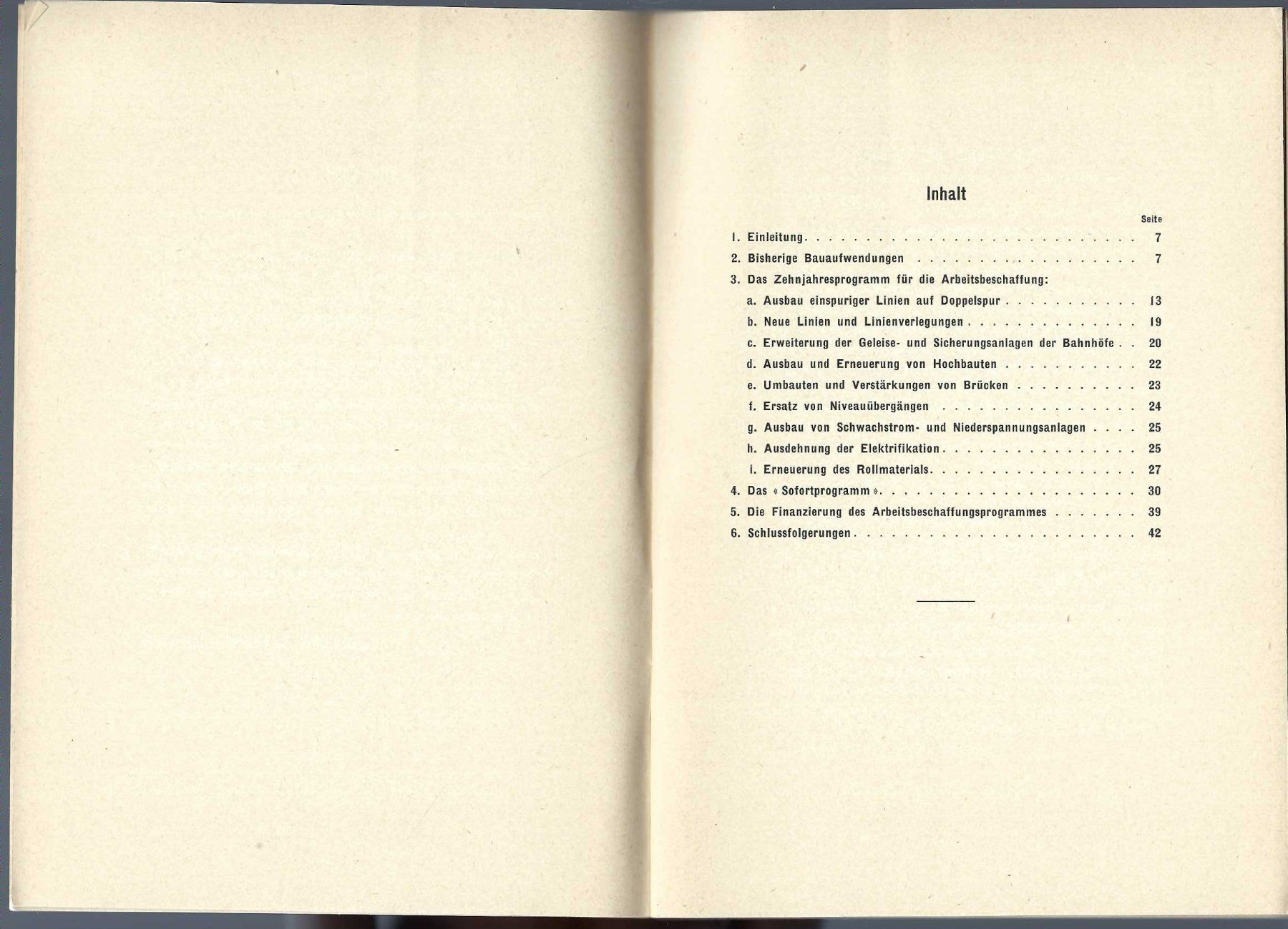 Bücher: Das Arbeitsbeschaffungsprogramm der SBB. 1944. – Gebraucht aus Horw von SwissSteamMemories 1