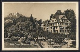 Weggis, Hotel Pension Hertenstein mit Pi
