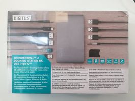 Digitus Thunderbolt 3 Dockingstation 8K, USB-C [DA-7089]
