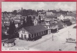 REPRODUKTION, ZÜRICH - BAHNHOF ENGE