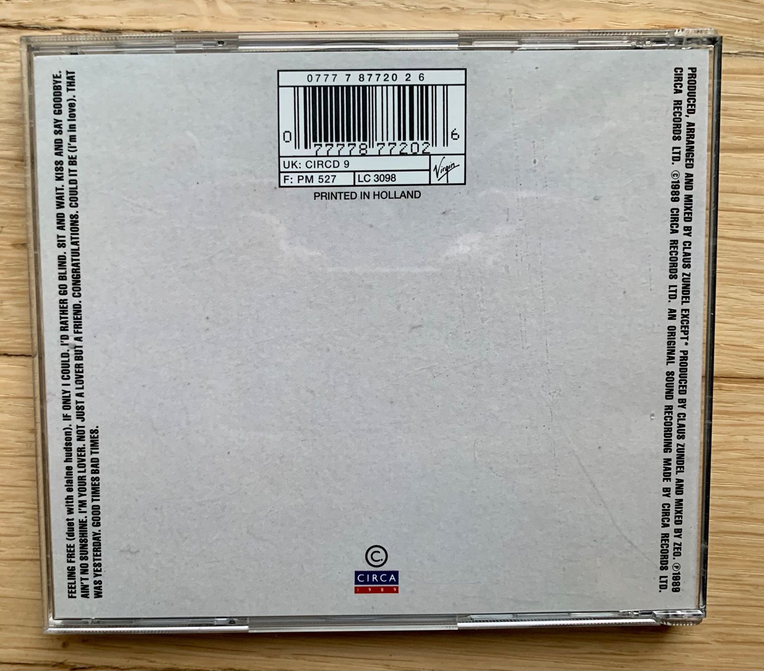 CDs: Sydney Youngblood feeling free – Gebraucht aus Zürich von Fieber 2