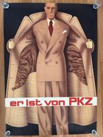 PKZ Original Plakat, Kuhn, 1937
